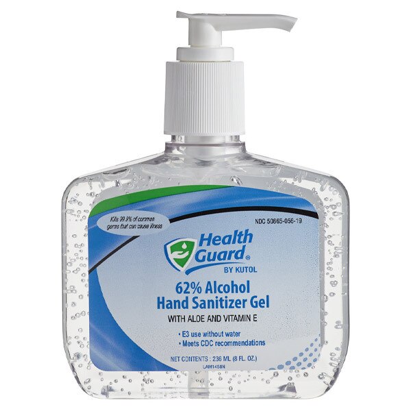 8oz Hand Sanitizer Gel Pump